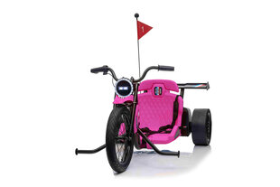 Одноместный детский электромобиль Drift Bike 21, розовый цена и информация | Электромобили для детей | hansapost.ee