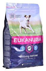 Eukanuba Thriving Mature väikest tõugu täiskasvanud koertele koos kanaga, 3 kg hind ja info | Koerte kuivtoit ja krõbinad | hansapost.ee