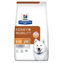 Hill's PD K/D Kidney + Mobility täiskasvanud koertele, 4 kg цена и информация | Сухой корм для собак | hansapost.ee