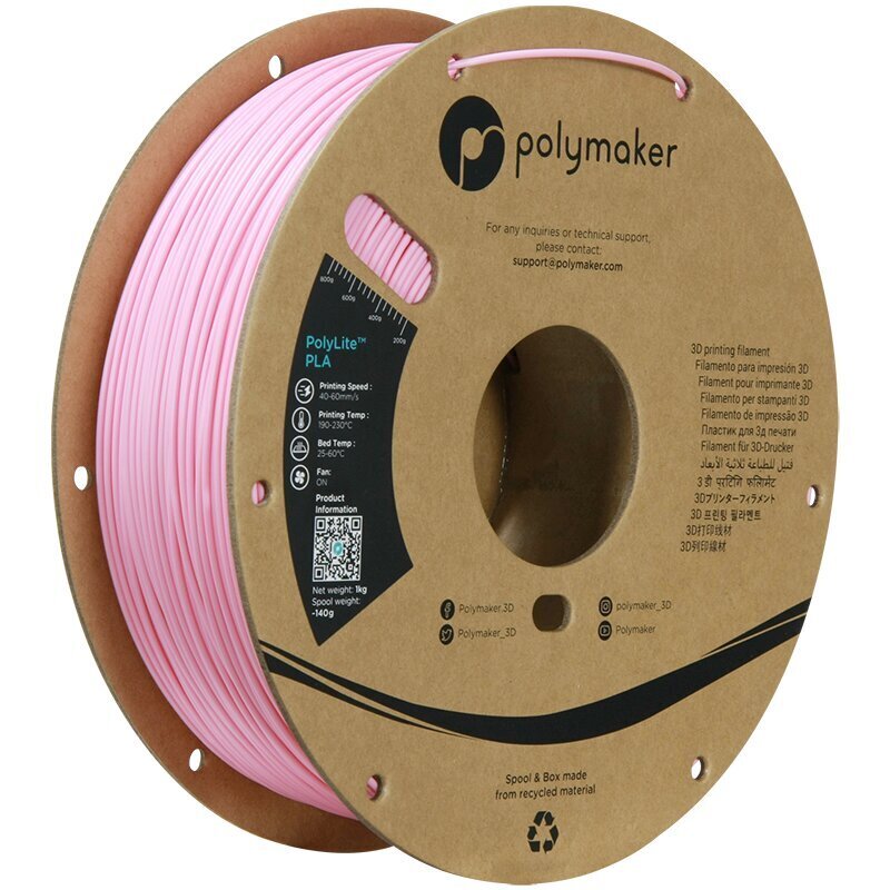 3D-printimise filament Polymaker PolyLite PLA цена и информация | Nutiseadmed ja lisatarvikud | hansapost.ee