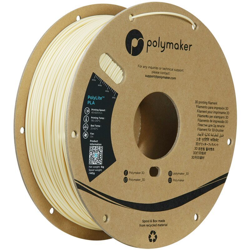 3D-printimise filament Polymaker PolyLite цена и информация | Nutiseadmed ja lisatarvikud | hansapost.ee