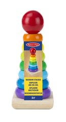 Melissa & Doug Rainbow Stacker puidust sorteerimismänguasi hind ja info | Beebide mänguasjad | hansapost.ee