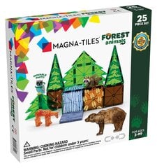 Magnetkonstruktor Magna-Tiles Metsaloomad, 25 p hind ja info | Klotsid ja konstruktorid | hansapost.ee