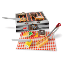 MELISSA & DOUG игровой набор Grill & Serve барбекю цена и информация | Игрушки для девочек | hansapost.ee