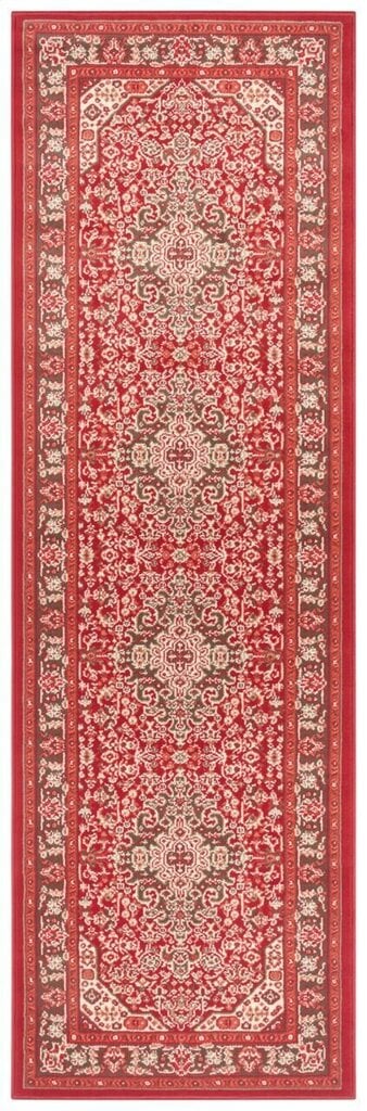 Kitsas vaip Nouristan Mirkan Skazar Isfahan 80x250 cm, punane hind ja info | Vaibad | hansapost.ee