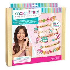 MAKE IT REAL DYI комлпект для создания браслетов "Сладости" цена и информация | Игрушки для девочек | hansapost.ee