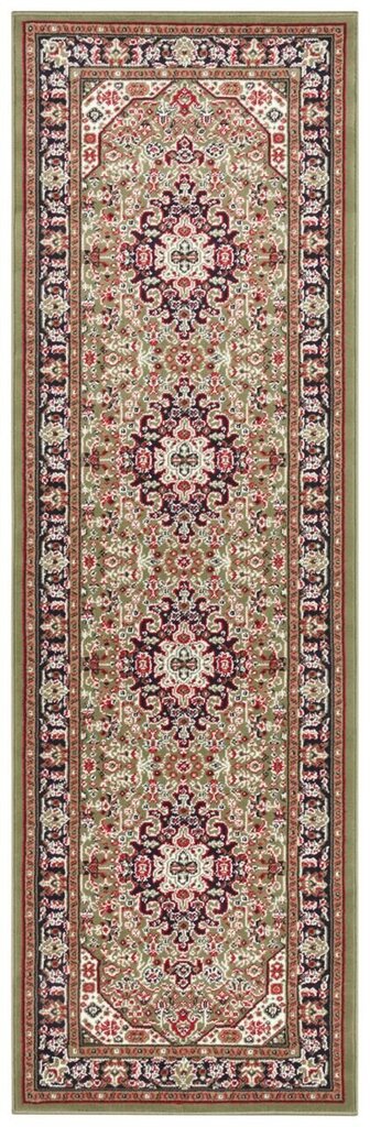 Kitsas vaip Nouristan Mirkan Skazar Isfahan 80x250 cm, roheline цена и информация | Vaibad | hansapost.ee