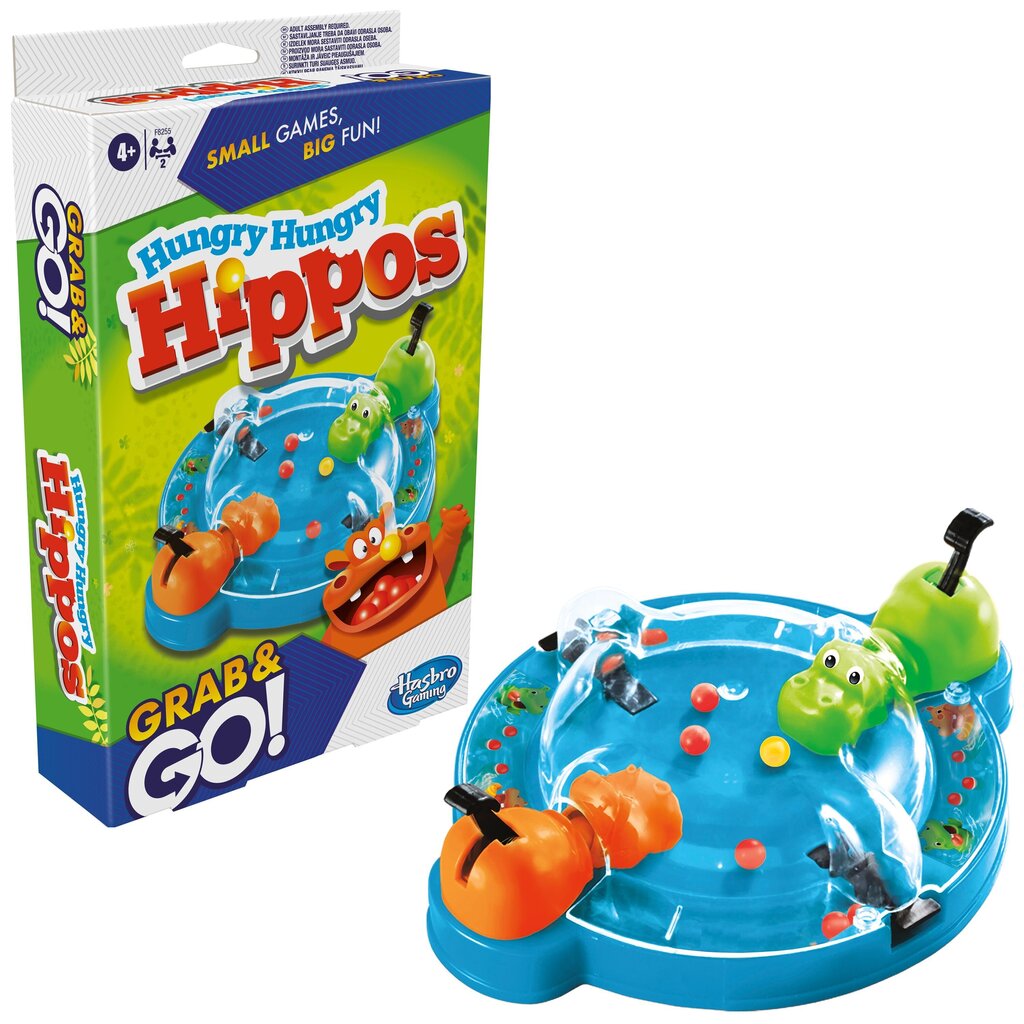 HUNGRY HUNGRY HIPPOS Дорожная версия Grab&Go цена | hansapost.ee