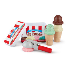 MELISSA & DOUG игровой набор Scoop & Stack мороженое цена и информация | Игрушки для девочек | hansapost.ee