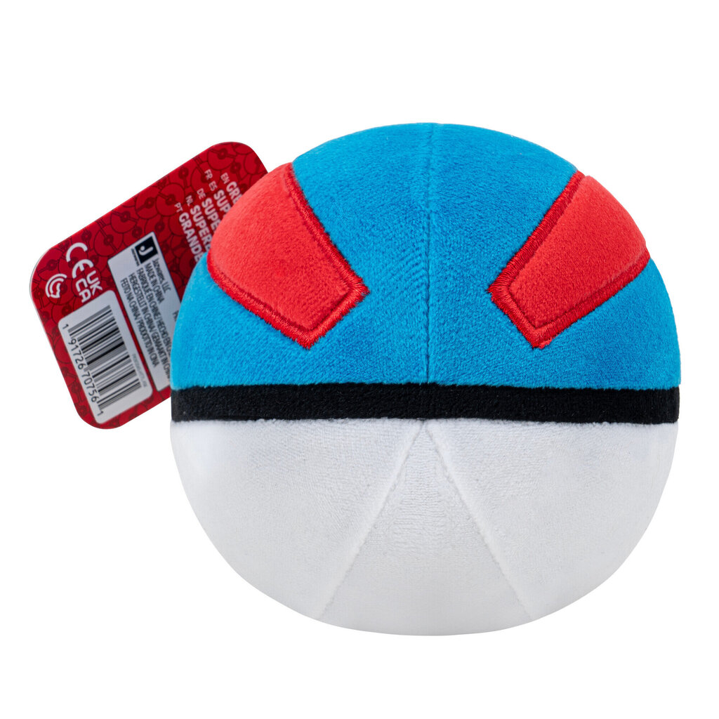 Pehme mänguasi Pokemon Poké Ball, 12 cm цена и информация |  Pehmed mänguasjad ja kaisukad | hansapost.ee