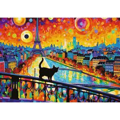 Pusle Trefl Cat Pariisis, 1000 цена и информация | Пазлы | hansapost.ee