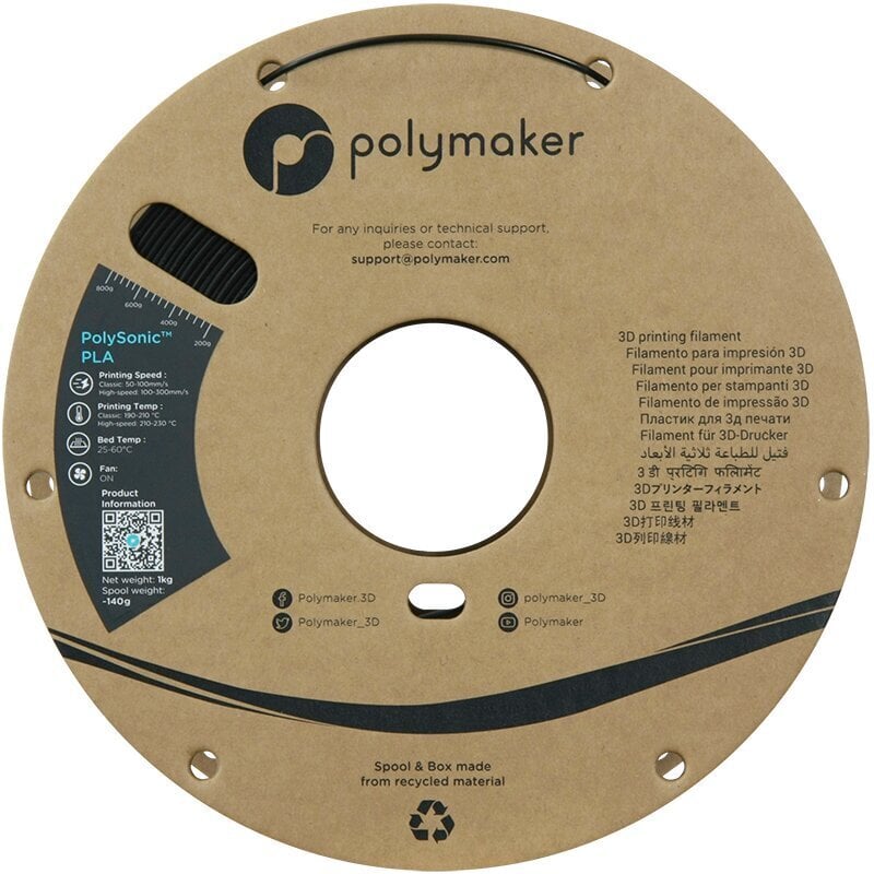 3D-printimise filament Polymaker PolySonic High Speed ​​​​PLA hind ja info | Nutiseadmed ja lisatarvikud | hansapost.ee