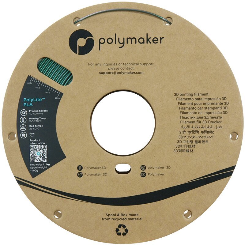 3D-printimise filament Polymaker PolyLite PLA Starlight hind ja info | Nutiseadmed ja lisatarvikud | hansapost.ee