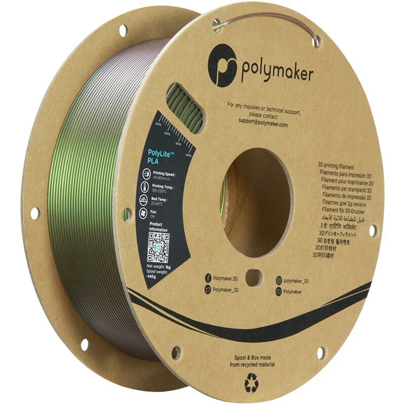 3D-printimise filament Polymaker PolyLite PLA Starlight price and information | Nutiseadmed ja lisatarvikud | hansapost.ee