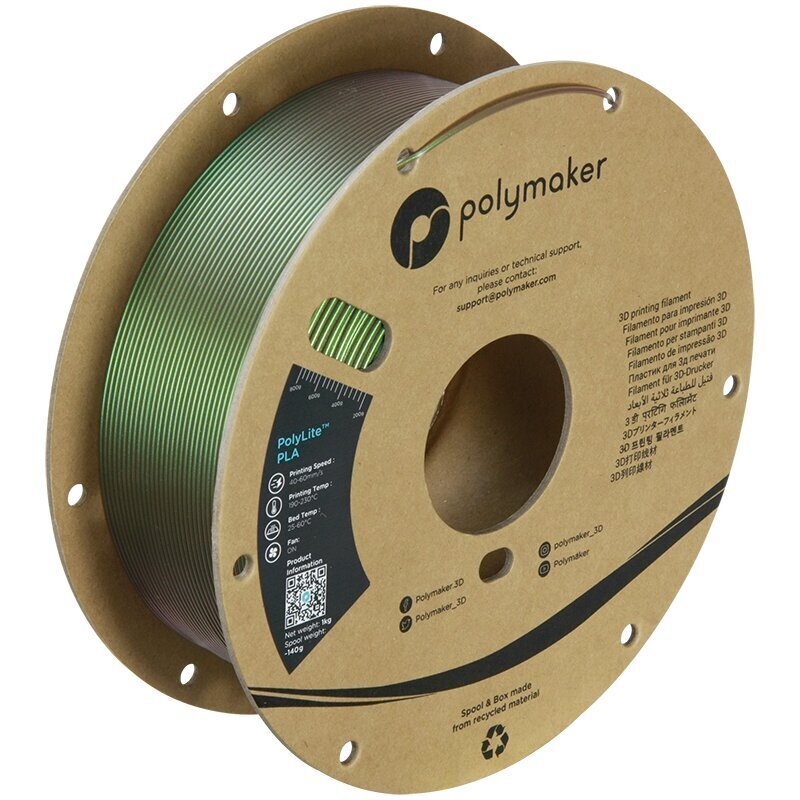 3D-printimise filament Polymaker PolyLite PLA Starlight hind ja info | Nutiseadmed ja lisatarvikud | hansapost.ee