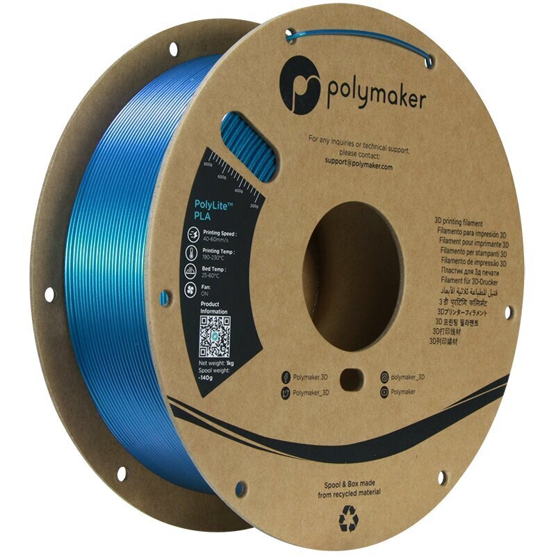 3D-printimise filament Polymaker PolyLite PLA Starlight hind ja info | Nutiseadmed ja lisatarvikud | hansapost.ee