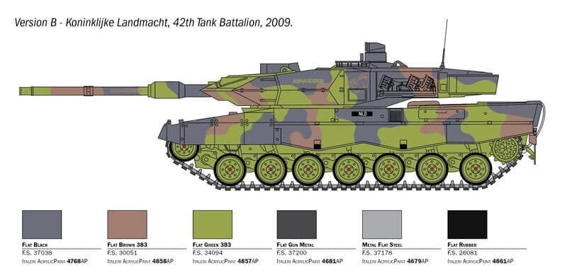 Liimitav mudel Italeri IT6567 - Leopard 2A6, 1/35 цена и информация | Liimitavad mudelid | hansapost.ee