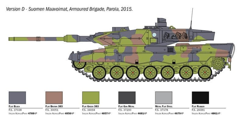 Liimitav mudel Italeri IT6567 - Leopard 2A6, 1/35 цена и информация | Liimitavad mudelid | hansapost.ee