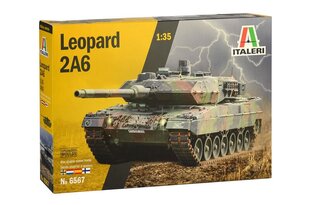 Italeri IT6567 - LEOPARD 2A6, 1/35 hind ja info | Liimitavad mudelid | hansapost.ee