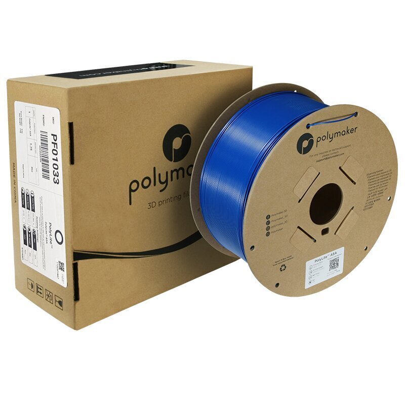 3D printimise filament Polymaker PolyLite Asa 3kg 1.75mm Blue hind ja info | Nutiseadmed ja lisatarvikud | hansapost.ee