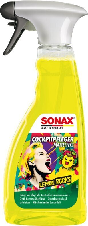 Matt armatuurlaua puhastusvahend Sonax Lemon Rocks, 500ml hind ja info | Autokeemia | hansapost.ee