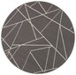 Vaip Grey Geometric 140x140 cm hind ja info | Vaibad | hansapost.ee
