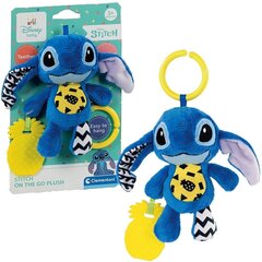 Плюшевый кулон-погремушка для младенца Clementoni Disney Stitch цена и информация | Игрушки для малышей | hansapost.ee