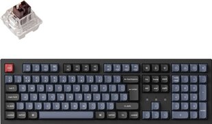 Keychron K10 Pro 100% беспроводная механическая клавиатура (ISO, RGB, Hot-swap, Pro Brown Switch) цена и информация | Клавиатуры | hansapost.ee