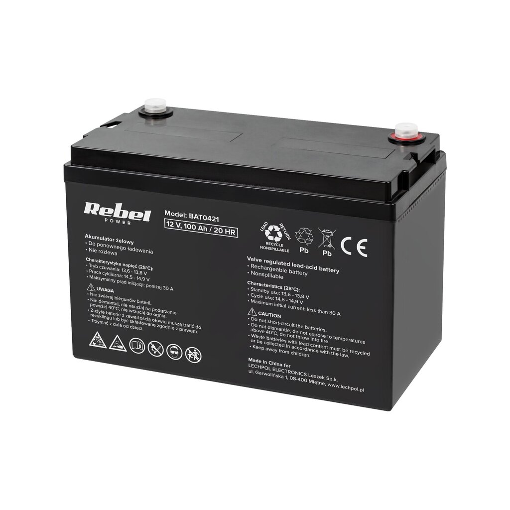 Гелевый аккумулятор 12v 100 ah цена | hansapost.ee