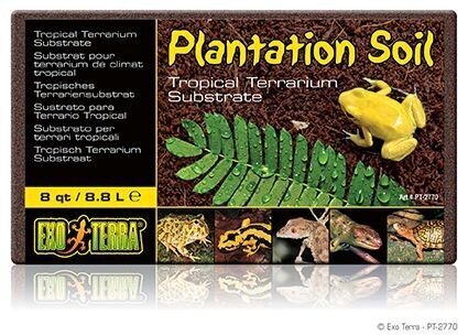 Terrariumi substraat Plantation Soil 8.8L. цена и информация | Kaubad eksootilistele loomadele | hansapost.ee