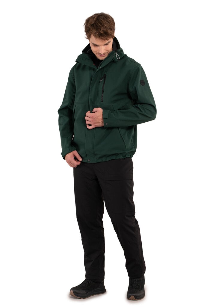 Icepeak meeste softshell jope ADONO, tumeroheline hind ja info | Joped meestele | hansapost.ee