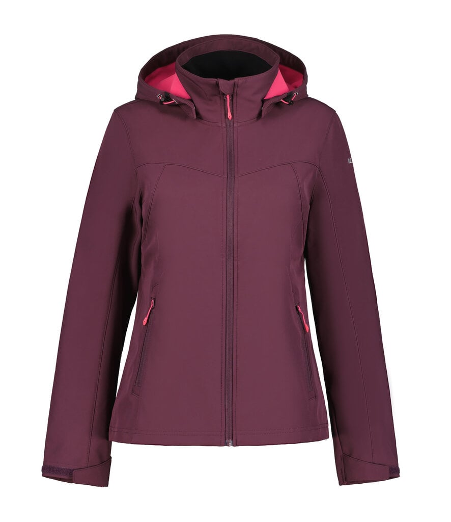 Icepeak naiste softshell jope BRENHAM, tumelilla hind ja info | Naiste joped ja parkad | hansapost.ee