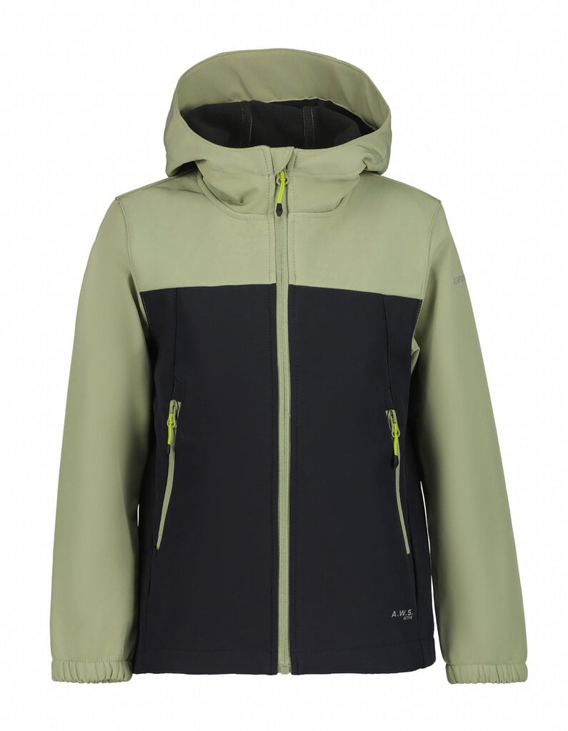 Icepeak laste softshell jope KONAN JR, tumeroheline-roheline hind ja info | Joped poistele | hansapost.ee