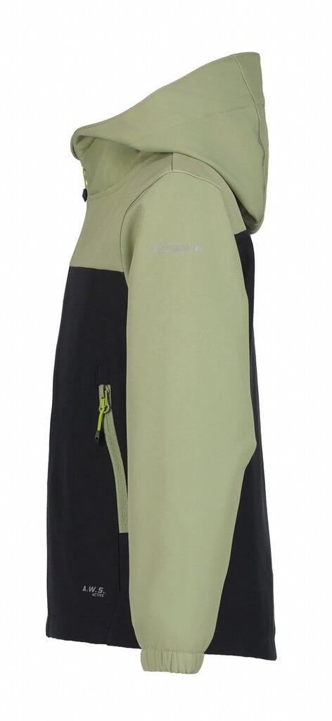 Icepeak laste softshell jope KONAN JR, tumeroheline-roheline hind ja info | Joped poistele | hansapost.ee