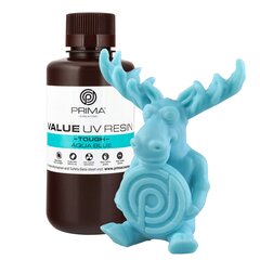 PrimaCreator Value Tough UV-vaik (ABS-laadne), 500ml, Aqua Blue цена и информация | Смарттехника и аксессуары | hansapost.ee