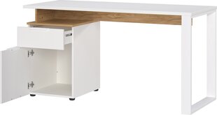 Письменный стол 5999, белый/коричневый цена и информация | Компьютерные, письменные столы | hansapost.ee