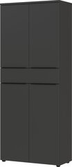 Шкаф 4372, черный цена и информация | Шкафы | hansapost.ee