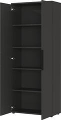 Шкаф 4371, черный цена и информация | Шкафчики | hansapost.ee