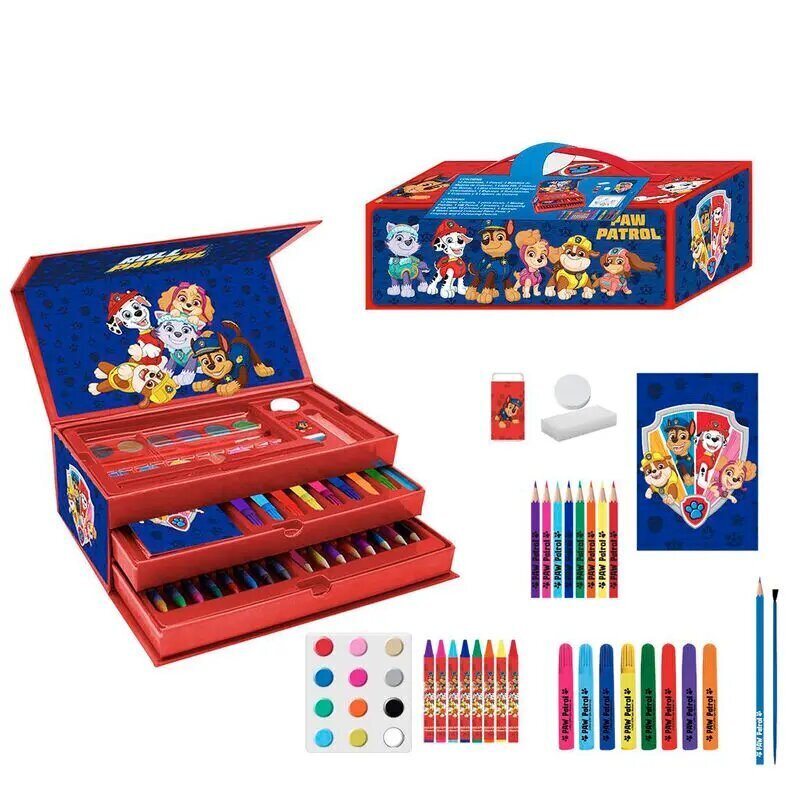 Paw Patrol tarvikute komplekt, 27x9,5x13,5 cm hind ja info | Kunstitarbed, voolimise tarvikud | hansapost.ee