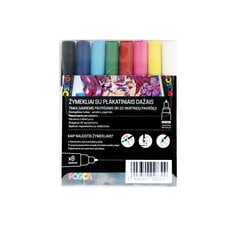 Markerid Uni Ball Posca PC-1MR, 8 tk. hind ja info | Kunstitarbed, voolimise tarvikud | hansapost.ee