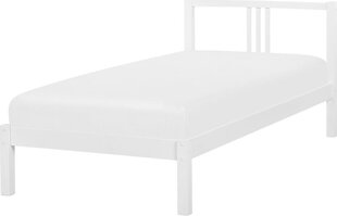 Voodi Beliani Vannes, 90x200 cm, valge price and information | Beds | hansapost.ee