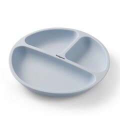 Силиконовая тарелка на присоске BabyOno 1482/01, синяя, 6+ мес., 1 шт. цена и информация | Детская посуда, контейнеры для молока и еды | hansapost.ee
