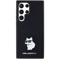 Karl Lagerfeld KLHCS24LSMHCNPK S24 Ultra S928 czarny|black hardcase Silicone Choupette Metal Pin цена и информация | Чехлы для телефонов | hansapost.ee