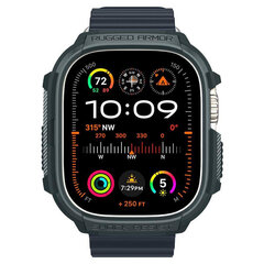 Чехол Spigen Rugged Armor для Apple Watch Ultra 1/2 (49 мм) - темно-зеленый цена и информация | Аксессуары для смарт-часов и браслетов | hansapost.ee
