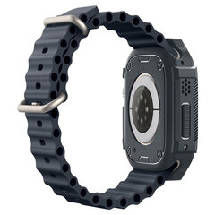 Чехол Spigen Rugged Armor для Apple Watch Ultra 1/2 (49 мм) - темно-серый цена и информация | Аксессуары для смарт-часов и браслетов | hansapost.ee
