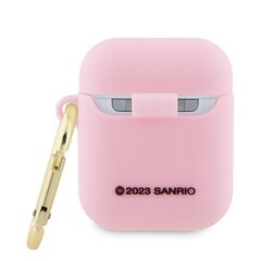 Hello Kitty HKAP23DKHSP Airpods Pro 2 cover różowy|pink Silicone 3D Kitty Head цена и информация | Амбушюры | hansapost.ee