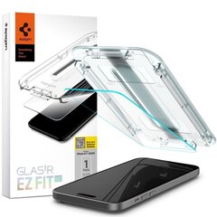 Spigen Glas.TR EZ Fit Iphone 15 цена и информация | Защитные пленки для телефонов | hansapost.ee