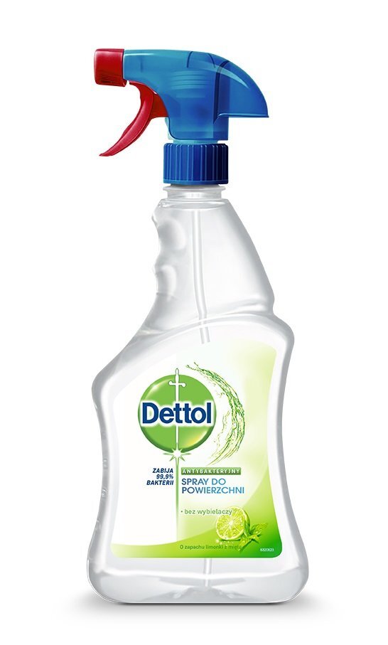 Dettol Dettol antibakteriaalne pinnapuhastussprei Lime and Mint, 500ml hind ja info | Puhastusvahendid | hansapost.ee