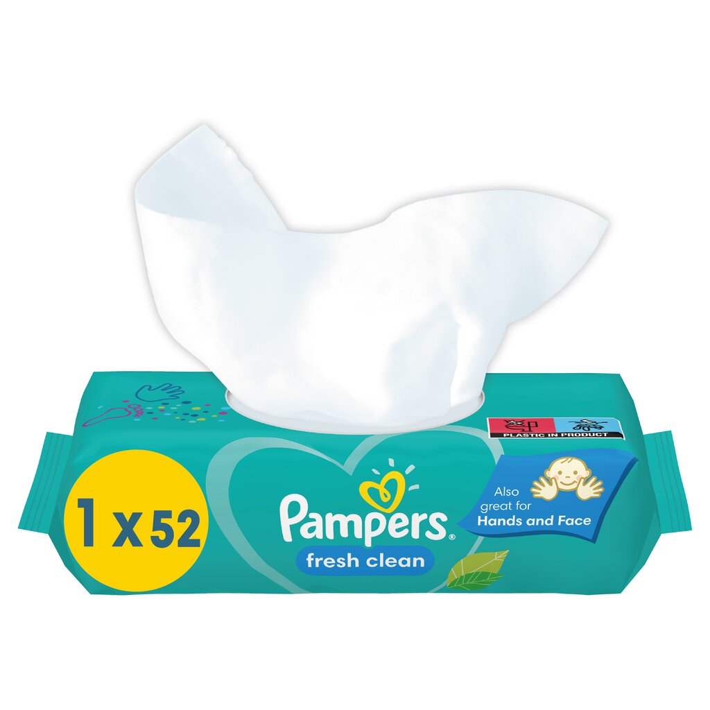 Niisked salvrätikud Pampers Fresh Clean, 624 tk. hind ja info | Niisked salvrätikud lastele | hansapost.ee