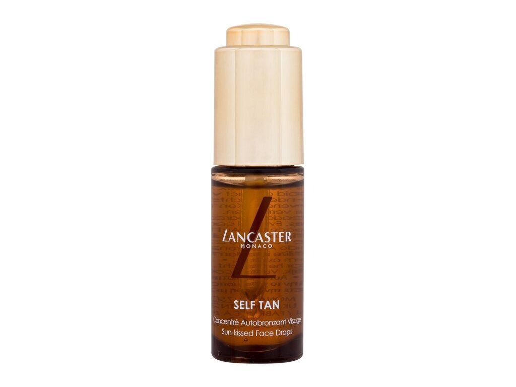 Isepruunistav näohooldus Lancaster Self Tan Sun-Kissed Face Drops, 15 ml цена и информация | Isepruunistavad kreemid | hansapost.ee